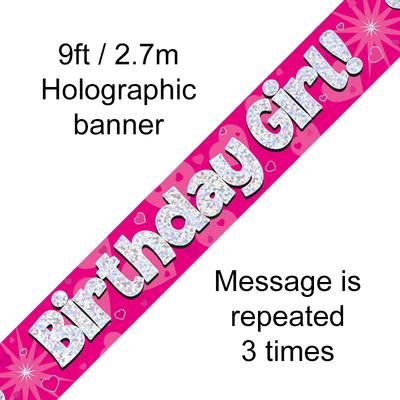 birthday girl banner
