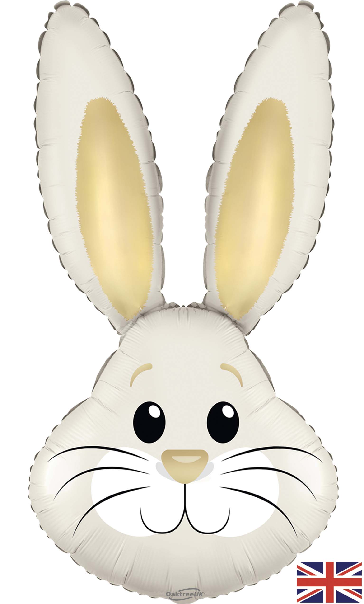 Cute Rabbit Shape Oaktree Shape 35inch Cute Rabbit Ivory Gold Metallic Packaged