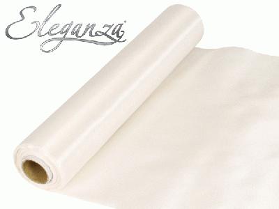 Satin Fabric 29cm x 20m - White - Organza / Fabric