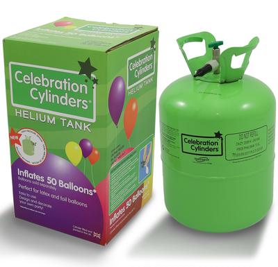 Celebration Cylinders High Pressure Large (No Balloons) Pallet of 48 - Helium Balloon Gas