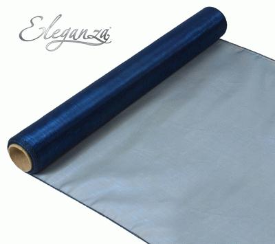Woven Edge Organza 40cm x 9m Teal - Organza / Fabric