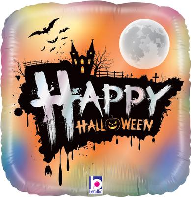 Betallic 18inch Opal Happy Halloween Holographic - Seasonal