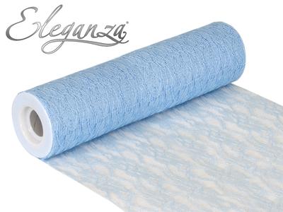 Eleganza Lace Netting 12" x 10m No.25 Lt. Blue - Organza / Fabric