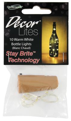 Décor Lites LED Bottle light 10 set Warm White 1pc - L.E.D Lights Décor Lites LED Bottle light 10 set Warm White 1pc - L.E.D Lights